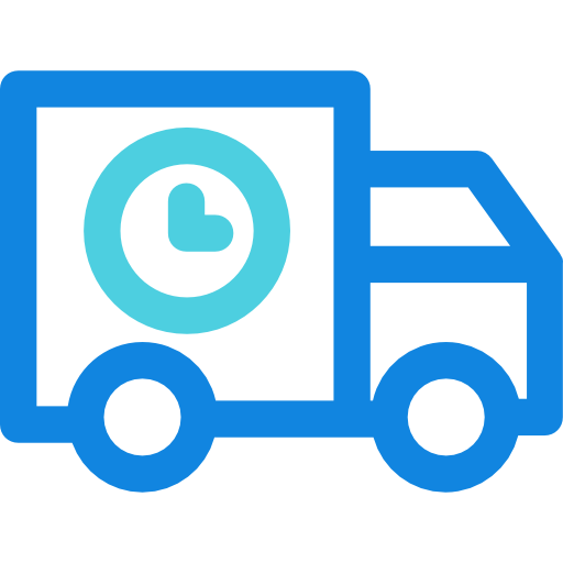 배달 트럭 Kiranshastry Lineal Blue icon