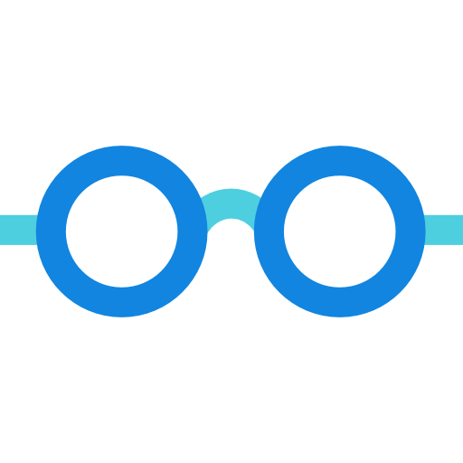 okulary Kiranshastry Lineal Blue ikona