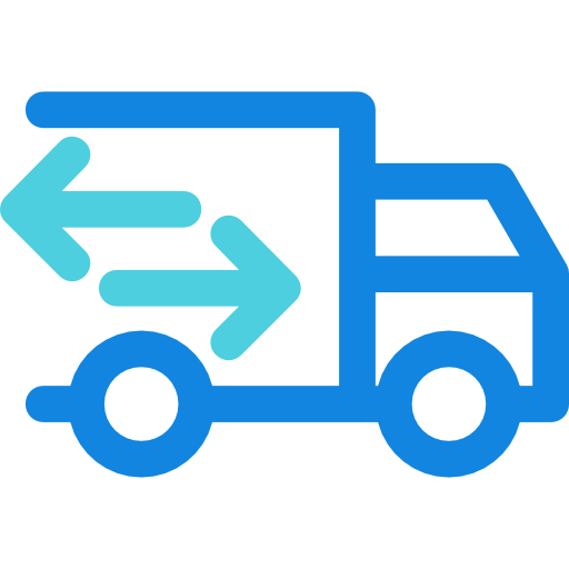 lieferwagen Kiranshastry Lineal Blue icon