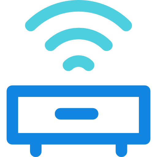 wi-fi Kiranshastry Lineal Blue ikona