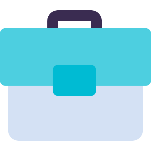 Briefcase Kiranshastry Flat icon