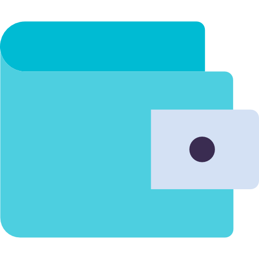 billetera Kiranshastry Flat icono