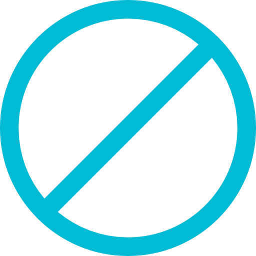 禁止 Kiranshastry Lineal Color Blue icon