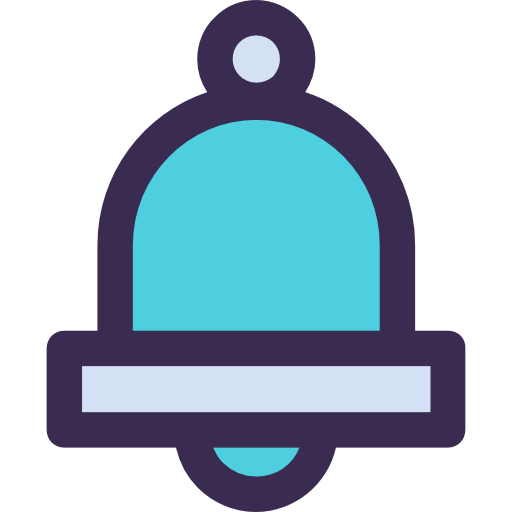 campana Kiranshastry Lineal Color Blue icono