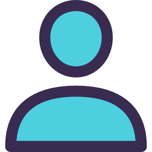 usuario Kiranshastry Lineal Color Blue icono
