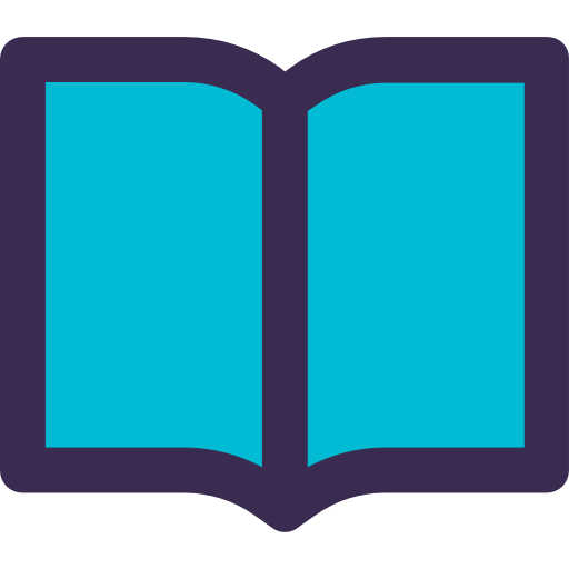 libro abierto Kiranshastry Lineal Color Blue icono