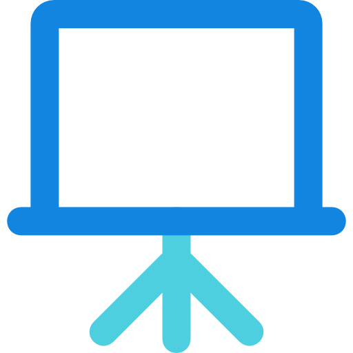Presentation Kiranshastry Lineal Blue icon