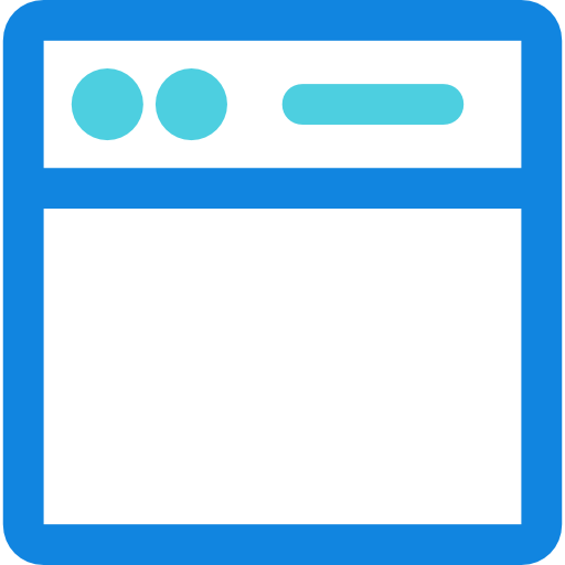 browser Kiranshastry Lineal Blue icon