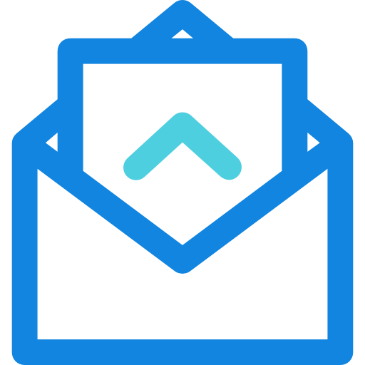 이메일 Kiranshastry Lineal Blue icon