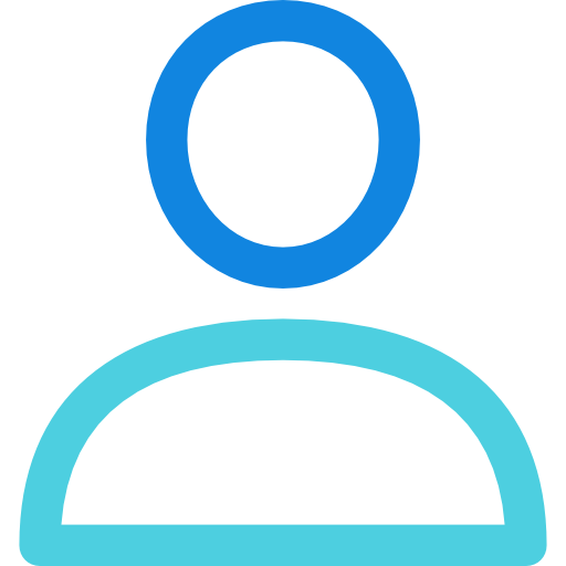 사용자 Kiranshastry Lineal Blue icon