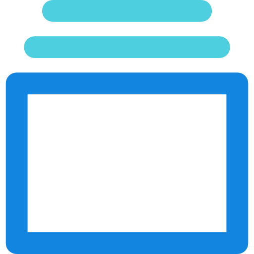 슬라이드 쇼 Kiranshastry Lineal Blue icon