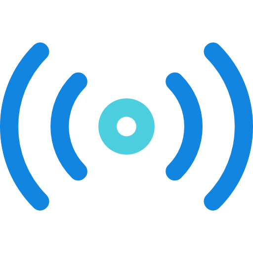 wifi Kiranshastry Lineal Blue icono