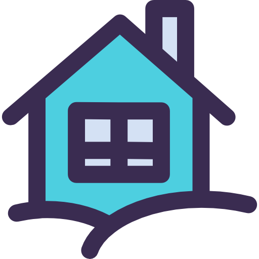 casa Kiranshastry Lineal Color Blue icono