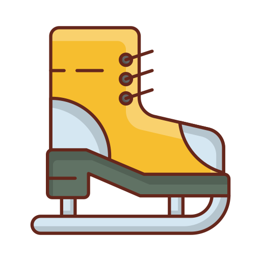Ice skates Generic Outline Color icon