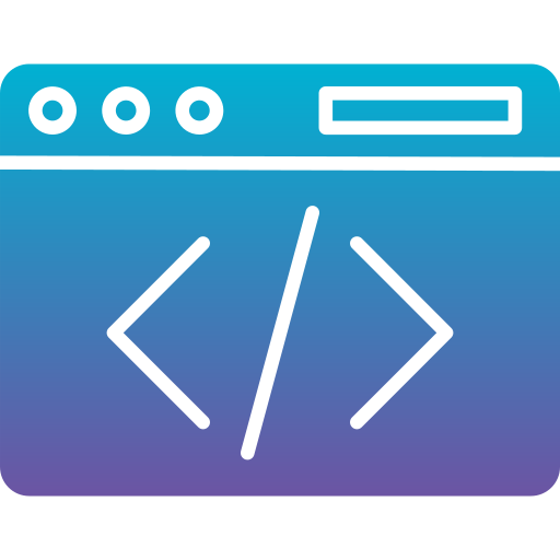 Coding Generic Flat Gradient icon