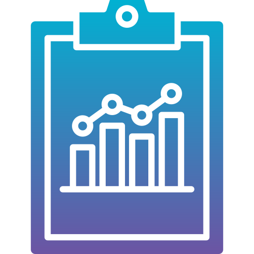 Statistic Generic Flat Gradient icon