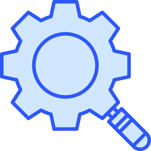 lupa Generic Blue icono