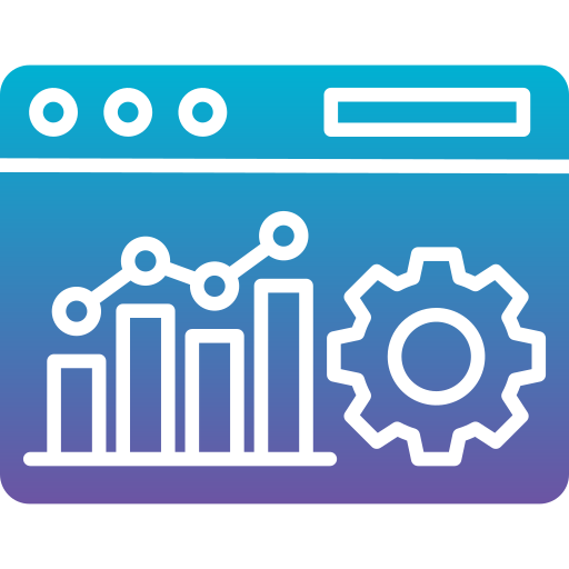 statistica Generic Flat Gradient icona