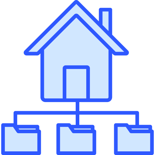 データウェアハウス Generic Blue icon