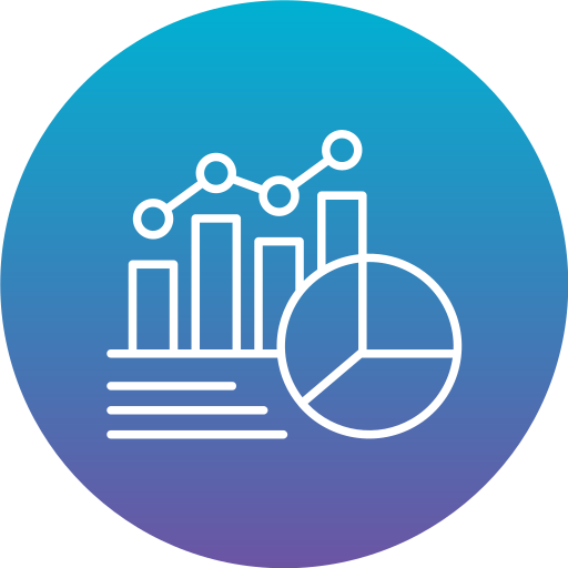 Statistic Generic Flat Gradient icon