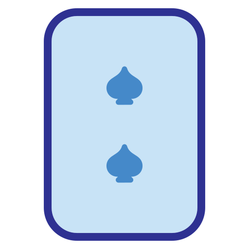 두 개의 스페이드 Generic Blue icon