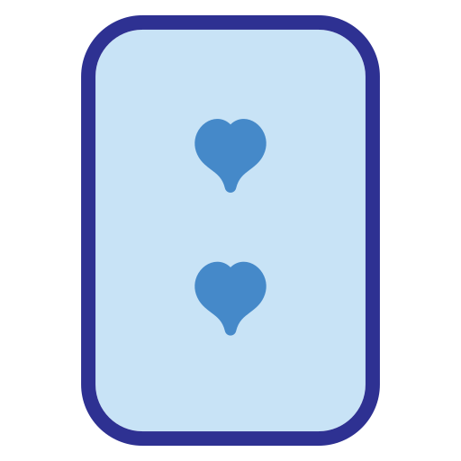zwei herzen Generic Blue icon