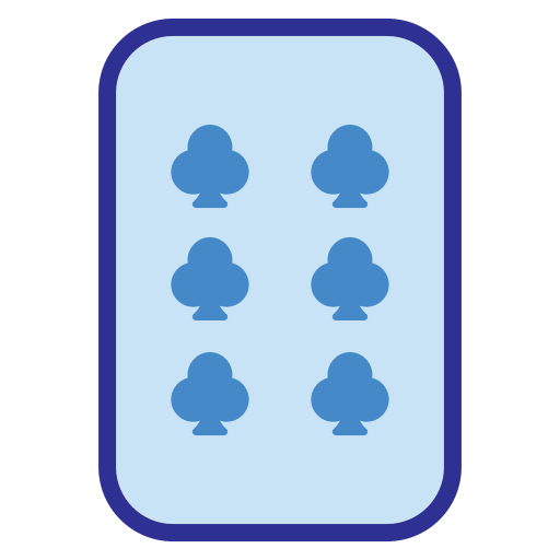 여섯 개의 클럽 Generic Blue icon