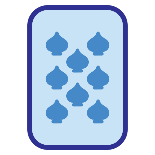 ocho de picas Generic Blue icono