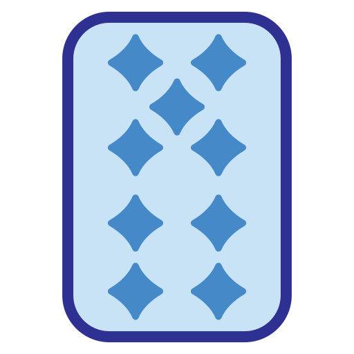 Nine of diamonds Generic Blue icon