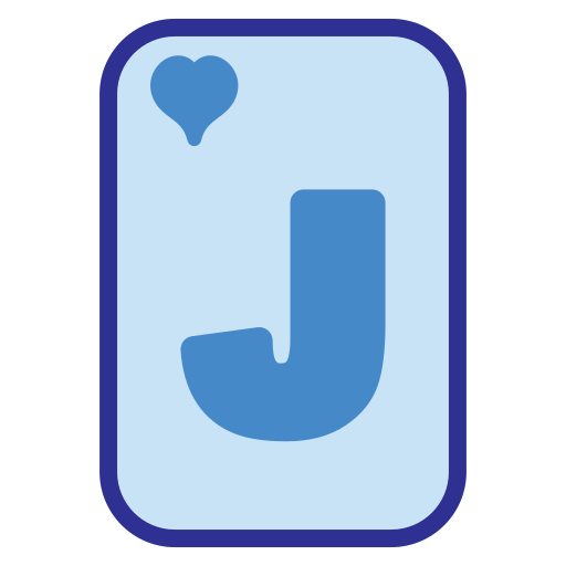 Jack of hearts Generic Blue icon