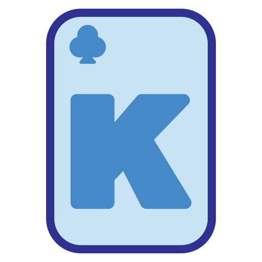 King of clubs Generic Blue icon