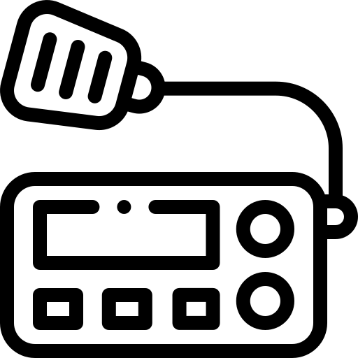 Radio transmitter Detailed Rounded Lineal icon