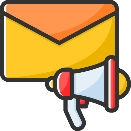 Email marketing Generic Color Omission icon