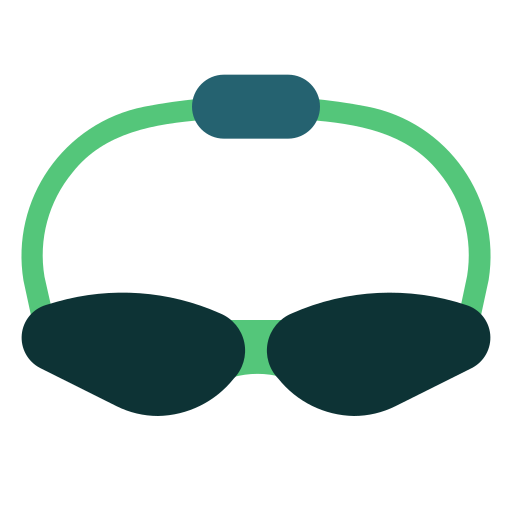 okulary do pływania Generic Flat ikona