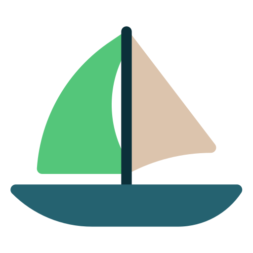 Sailing boat Generic Flat icon