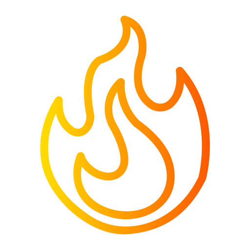 燃えた Generic Gradient icon