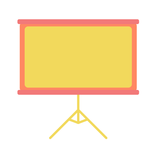 projectiescherm Generic Flat icoon