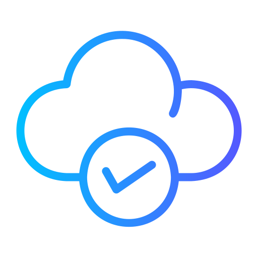 Cloud computing Generic Gradient icon