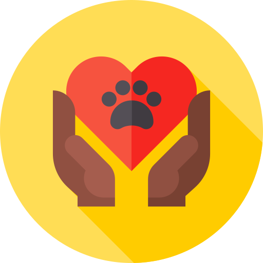Animal care Flat Circular Flat icon