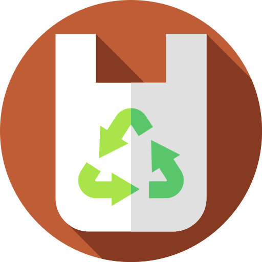 gerecycled Flat Circular Flat icoon