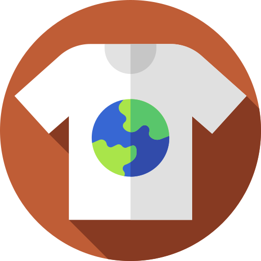 Shirt Flat Circular Flat icon