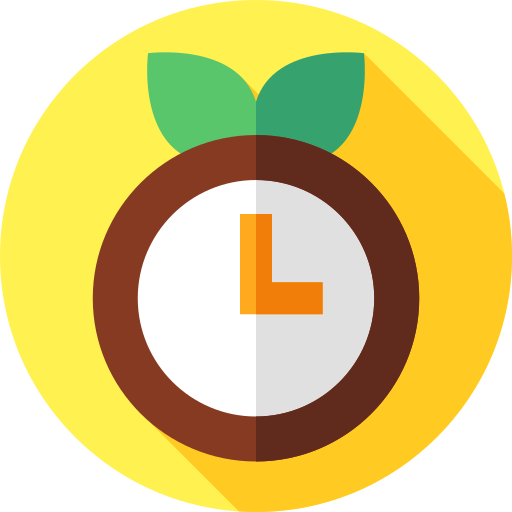 Time Flat Circular Flat icon