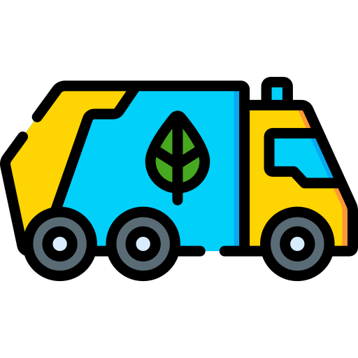 Garbage truck Special Lineal color icon