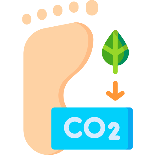 Carbon footprint Special Flat icon