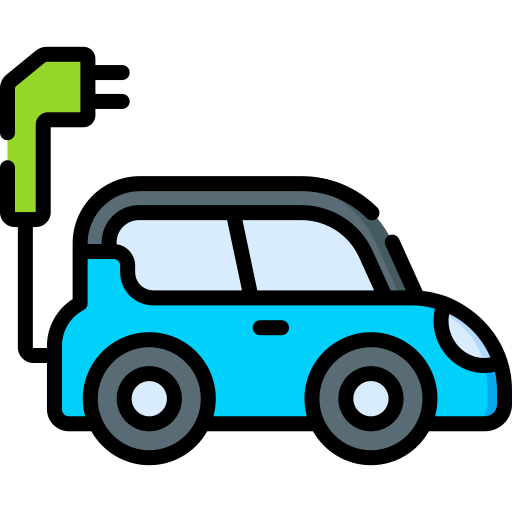 Electric car Special Lineal color icon