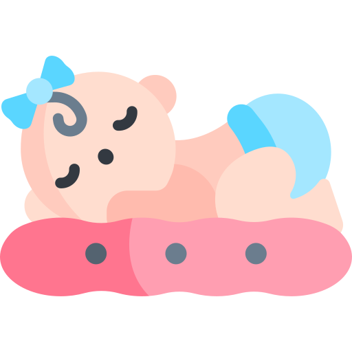 女の赤ちゃん Kawaii Flat icon