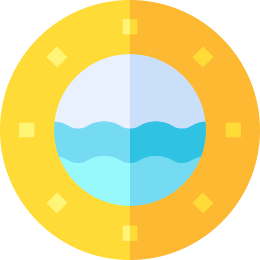 Porthole Basic Straight Flat icon