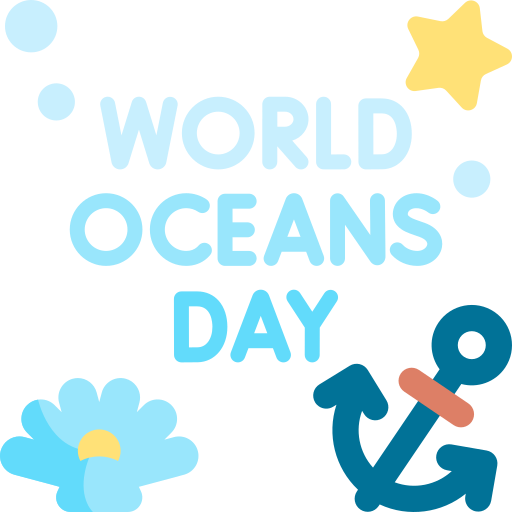 giornata mondiale degli oceani Special Flat icona
