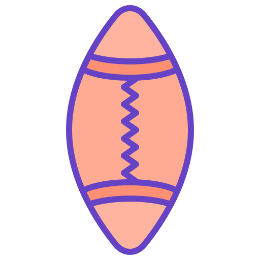 럭비 Generic Outline Color icon