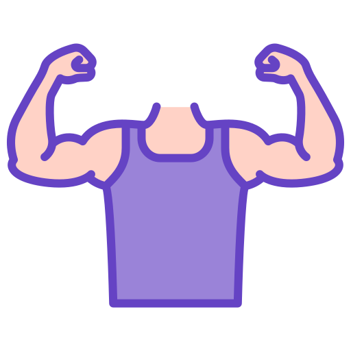 bodybuilder Generic Outline Color icon